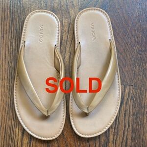 VINCE OLEXA LEATHER SANDAL